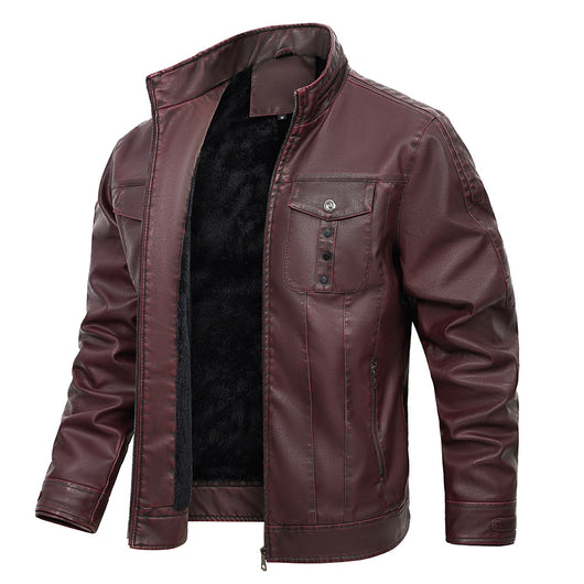 Chaqueta de Cuero PU para Hombre - Primavera y Otoño - Image 3