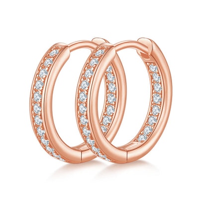 Aretes de Moissanita en Plata de Ley con Diamantes de Alta Calidad - Image 7