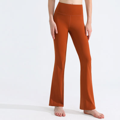 Pantalones Yoga Deportivos Antibacterianos Efecto Piel Desnuda con Campana - Image 12