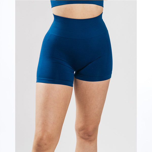 Shorts Deportivos Levanta Glúteos de Cintura Alta con Compresión Elástica