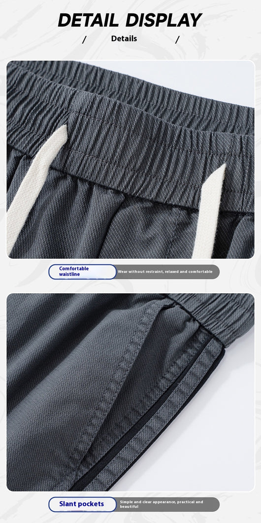 Pantalones Holgados de Moda Casual Quinta Cintura - Image 8