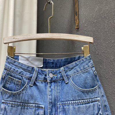 Falda Denim Estilo Tooling para Mujer - Image 10