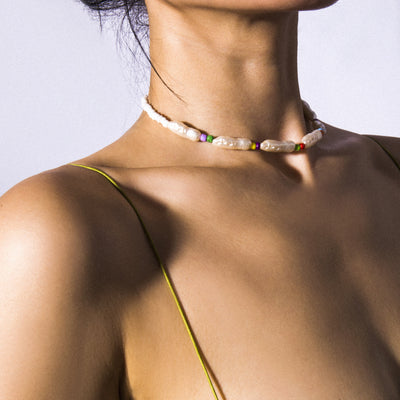 Collar de Perlas Geométrico Elegante - Image 10
