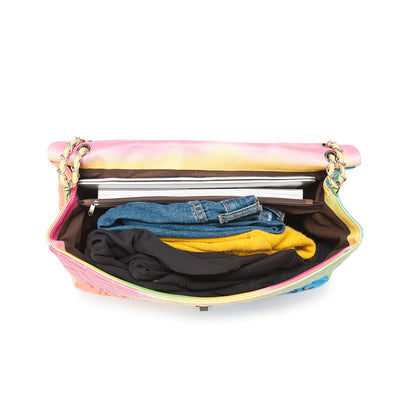 Bolso Mensajero para Mujer con Cadena Rombo - Image 2