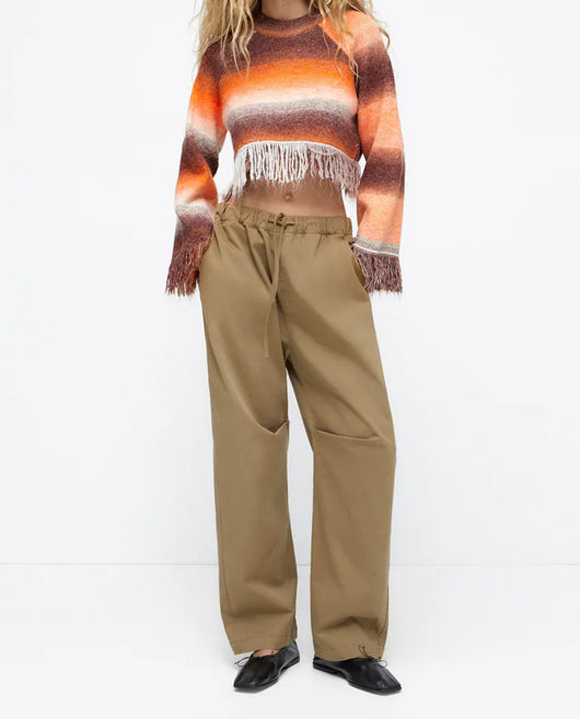 Suéter Holgado Cuello Redondo Navel - Comodidad Casual - Image 16