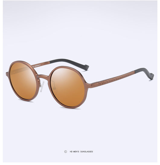 Gafas de Sol Redondas Aluminio Magnesio - Unisex Protección UV - Image 4