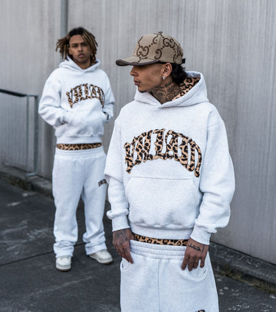 Sudadera Unisex con Estampado de Leopardo y Bordado de Letras - Estilo Casual Urbano - Image 17