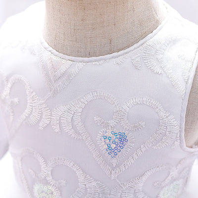 Vestido de Niña Europeo Americano con Bordado en Malla - Image 11