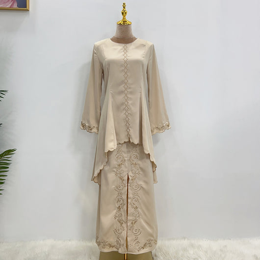Traje de Gala Bordado Oriente Medio Elegante - Image 9