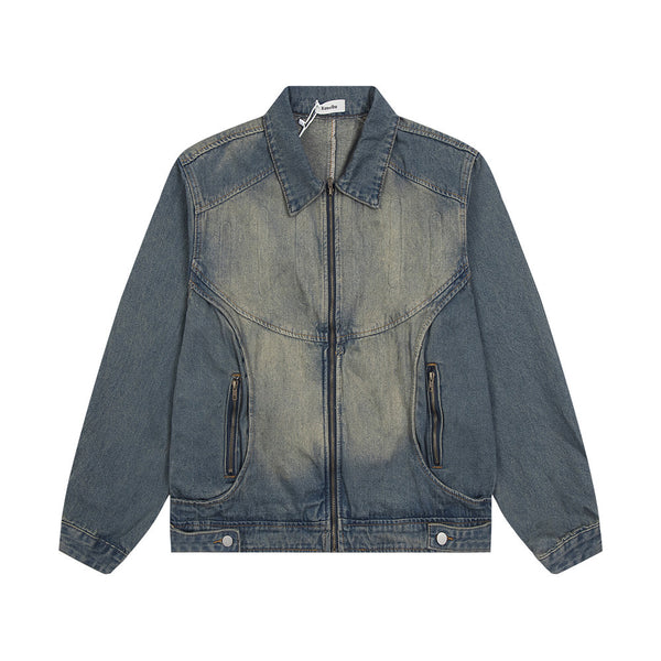Chaqueta Denim Punk Old Wash para Hombre