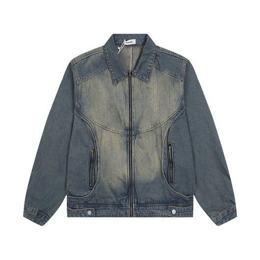 Chaqueta Denim Punk Old Wash para Hombre
