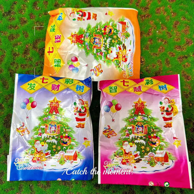 Árbol de Navidad Mágico Autorriego con Papel Cristal - Cultivo DIY - Image 4