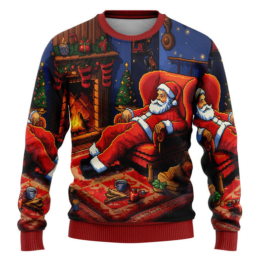 Suéter Navideño Feo Impreso en 3D para Hombre - Image 7