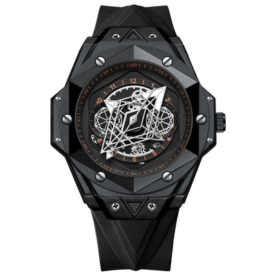 Reloj de Cuarzo para Hombre Resistente al Agua con Correa de Silicona - Image 8