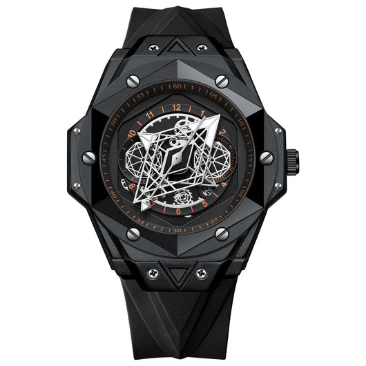 Reloj de Cuarzo para Hombre Resistente al Agua con Correa de Silicona - Image 8