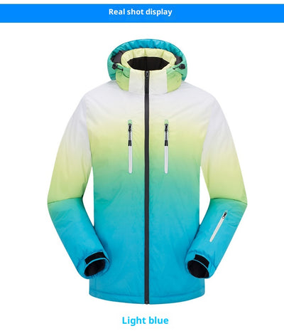 Chaqueta de Esquí Impermeable Acolchada para Hombre y Mujer - Image 16