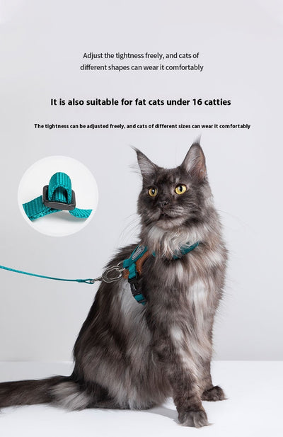 Arnés de Tracción en I para Gatos - Chaleco Pectoral y Dorsal - Image 26