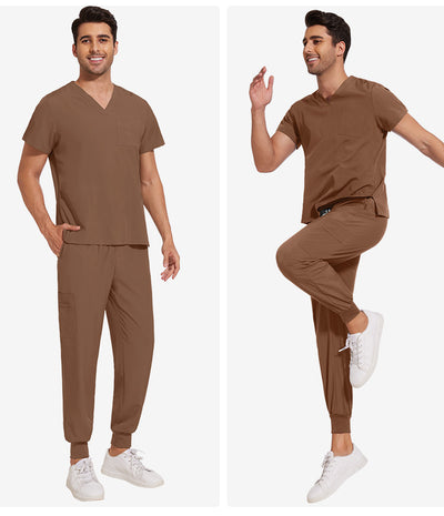 Uniforme de Trabajo Cuello V Ligero y Transpirable para Hombre - Image 26
