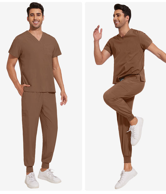 Uniforme de Trabajo Cuello V Ligero y Transpirable para Hombre - Image 26