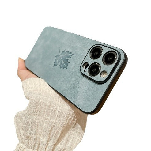 Funda para Teléfono Piel de Cordero Hoja de Arce - Protección Total - Image 4