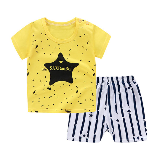 Traje Infantil de Algodón con Manga Corta para Bebé - Image 23
