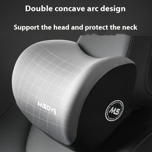 Almohada de Soporte Lumbar y Cervical con Espuma Viscoelástica para Auto - Image 2
