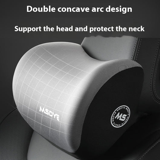 Almohada de Soporte Lumbar y Cervical con Espuma Viscoelástica para Auto - Image 2