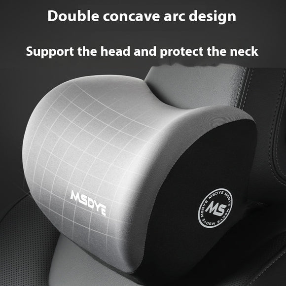 Almohada de Soporte Lumbar y Cervical con Espuma Viscoelástica para Auto