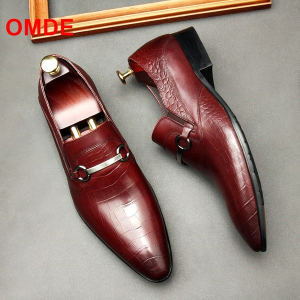 Zapatos de Cuero Genuino para Hombre - Estilo Ejecutivo Premium