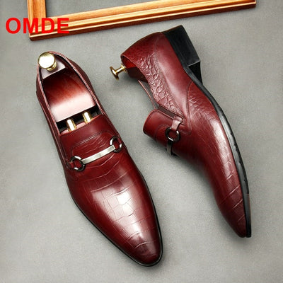 Zapatos de Cuero Genuino para Hombre - Estilo Ejecutivo Premium