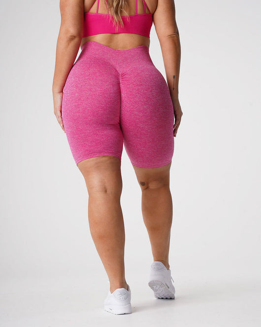 Shorts Deportivos Seamless con Cintura Alta y Diseño Copo de Nieve - Image 8