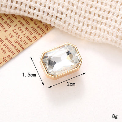 Adornos de Cristal Brillante para Zapatos - Accesorios DIY Estilo Clásico con Flor de Perla - Image 81