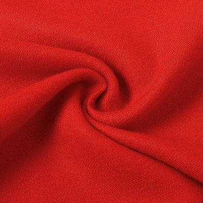 Bufanda Cálida de Color Rojo Escarlata para Mujer - Image 3