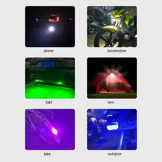 Lámpara LED para Dron con Control Remoto Impermeable y Luces Intermitentes - Image 3