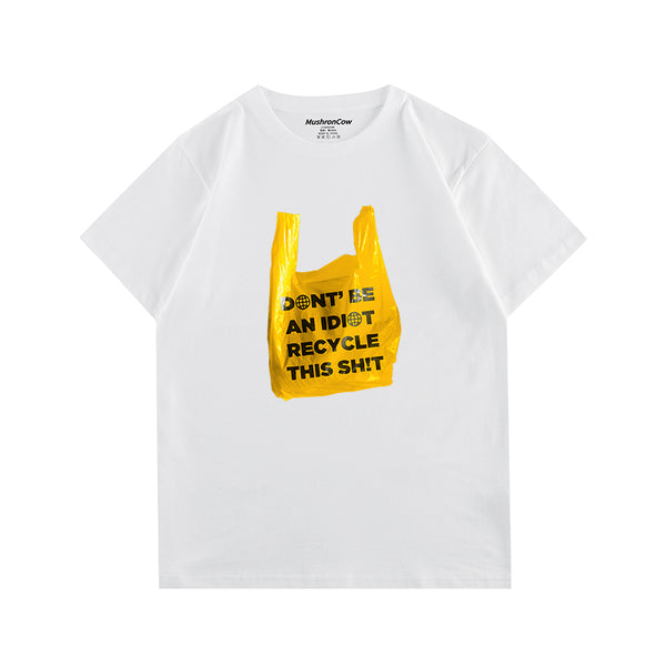 Camiseta Eco-friendly con Ilustración Artística Estampada