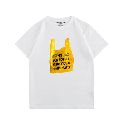 Camiseta Eco-friendly con Ilustración Artística Estampada