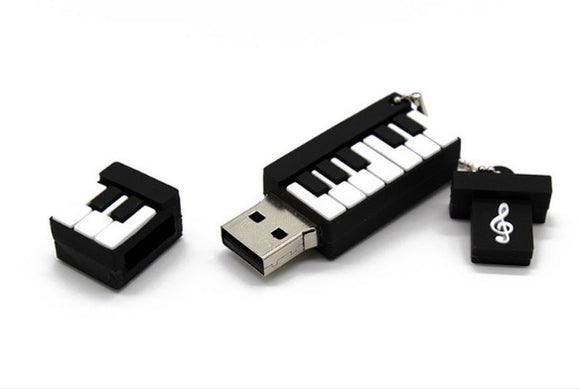 Pendrive Musical 4 en 1 - Violín, Piano y Guitarra
