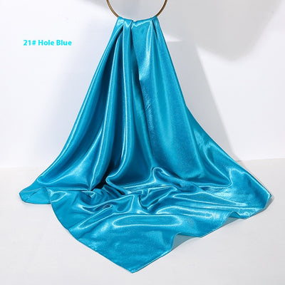 Pañuelo de Seda Artificial 90cm Satinado Brillante - Elegancia Pura - Image 24
