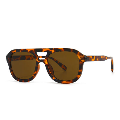 Gafas de Sol Retro Cuadradas con Marco Plano para Street Style - Image 19