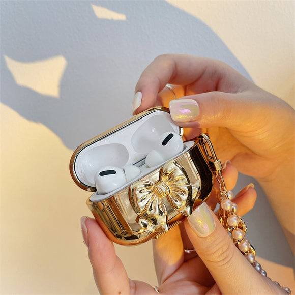 Funda Bluetooth para Auriculares con Diseño Elegante de Cadena Cruzada