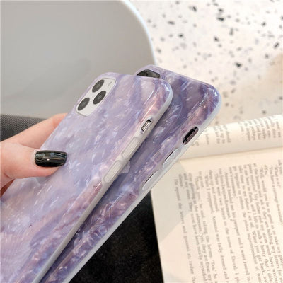 Funda de Silicona con Patrón de Concha Púrpura - Image 8