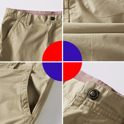 Pantalones Cargo Cortos Holgados Multibolsillo para Hombre Talla Grande - Image 3