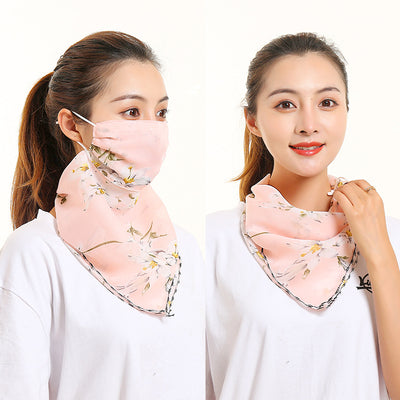 Pañuelo de Seda Protector Solar para Mujer - Máscara Cuello y Cara Verano - Image 35