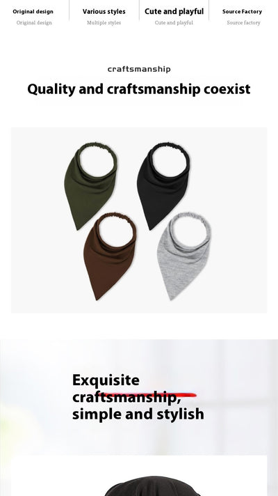 Chal Triangular Mujer Color Liso Elástico Versátil y Cómodo - Image 14