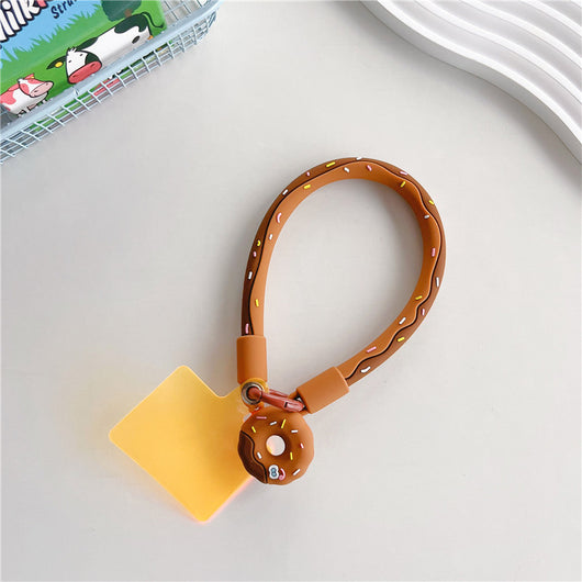 Funda Protectora para Celular con Donut de Silicona y Colgante - Image 7