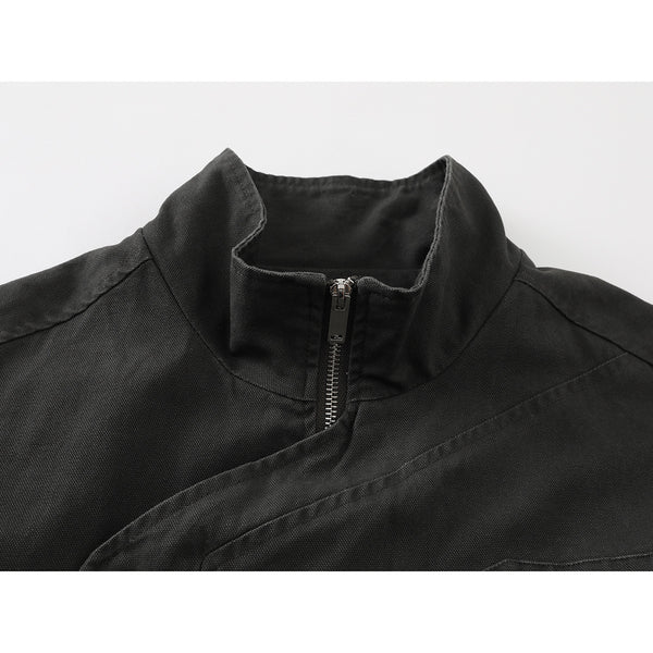 Chaqueta de Trabajo Cuello Mao Hombre - Diseño Premium Primavera Otoño