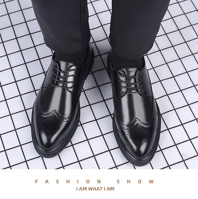 Zapatos de Cuero Oxford Estilo Británico para Hombre - Elegancia Profesional - Image 14