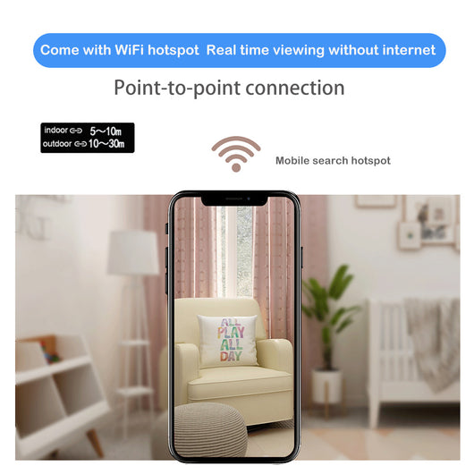 Cámara WiFi de Vigilancia Inalámbrica sin Instalación - Monitoreo Remoto HD - Image 18