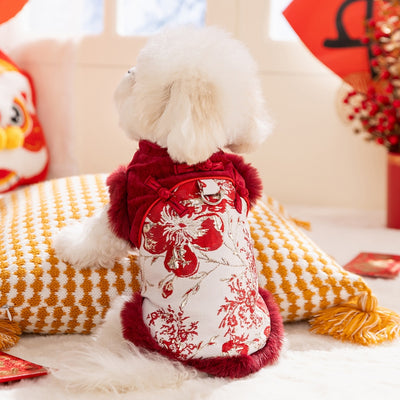 Abrigo Tradicional Chino para Mascotas - Chaqueta Acolchada de Año Nuevo para Perros y Gatos - Image 31