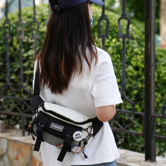 Bolsa Crossbody Cartoon para Hombre - Estilo Urbano Trendy